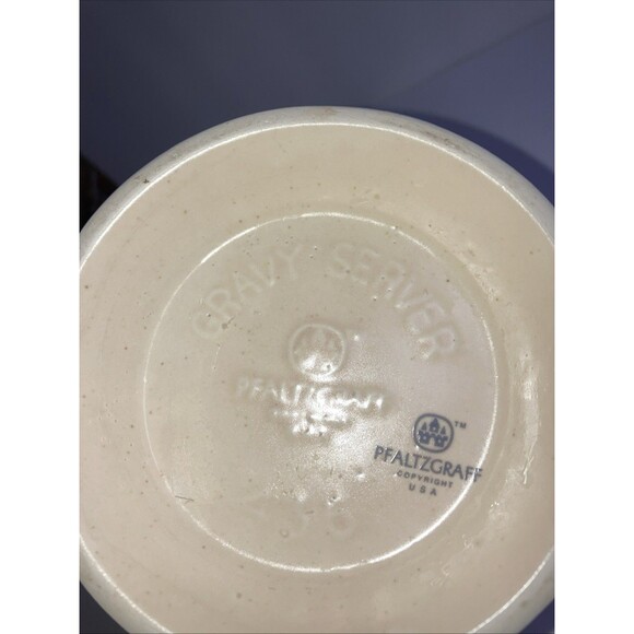 Pfaltzgraff Remembrance Creamer  Sauce Gravy Boat 7.75in long - Picture 6 of 8